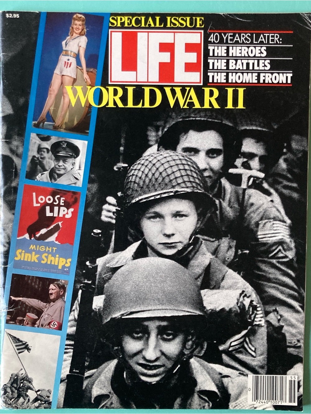 LIFE MAGAZINE World War II 40 Years Later No Address Label Special Issue 1985